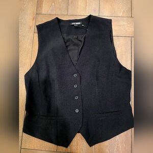 Steve Madden Classic Black Vest
